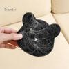 2Pcs Pet Hair Remover Laundry Reusable Lint Remover Sponge Cartoon Bear Shape Hair Sticking Rolling Lint Catcher