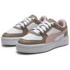 Puma Ca Pro Fashion Comfortable Low-Top Sneakers Women Sneakers White Brown 394749-08