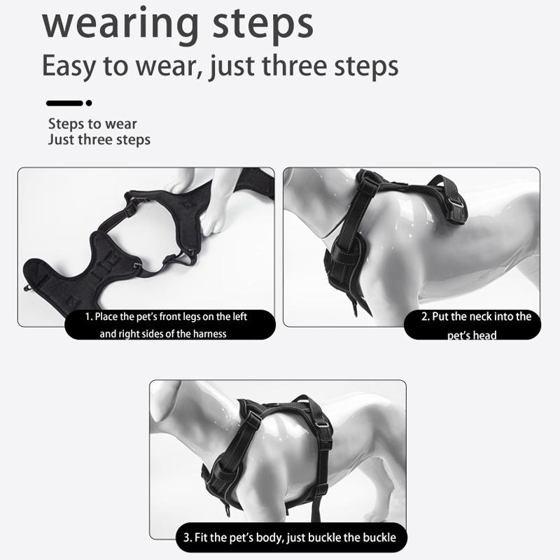 Пояс для шлейки для собак взрывозащищенный перфорационный светоотражающий дышащий жилет для прогулок на открытом воздухе без шнурка для французского бульдога большой собаки