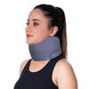 Wonder Care Neck Brace for Sleeping and Neck Support Soft Foam Wraps Keep Vertebrae Stable for Relief of Cervical Spine PressureGrey-medium