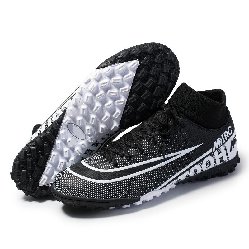 Foreign Trade Football Shoes, Men's High-top AG Spikes, Youth Student Competition Training Shoes, Artificial Turf Sports