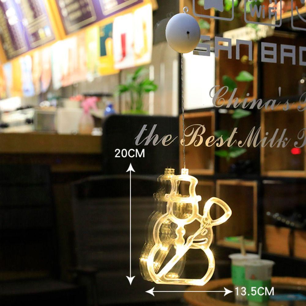 Креативные рождественские светодиодные огни Светодиодная гирлянда Сказочные огни Присоска