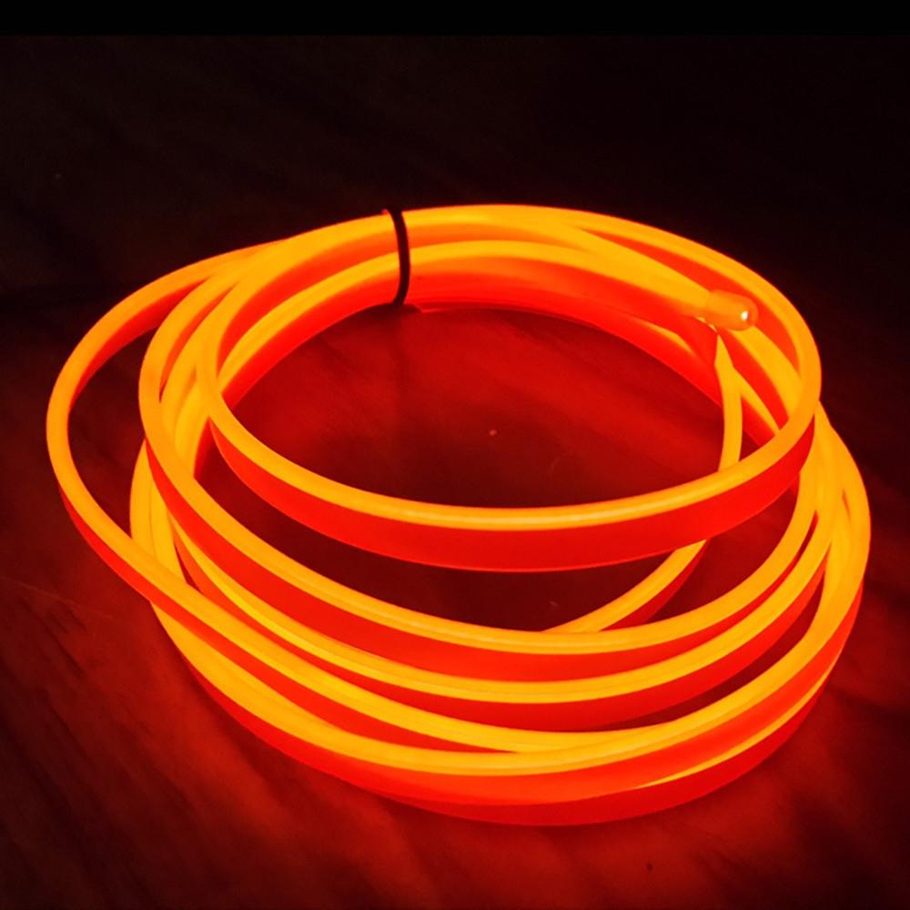 Автомобильный салон светодиодный декоративный светильник 5M EL проводка неоновая лента для авто DIY гибкий окружающий свет USB вечеринка атмосфера диод