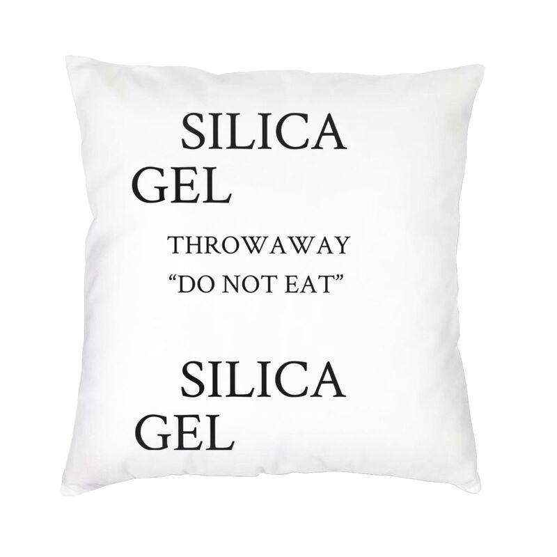 Silica Gel Packet Pillow Case xcm Decor Home Cute Do Not Eat Packet Cushions for Sofa Square Pillowcase