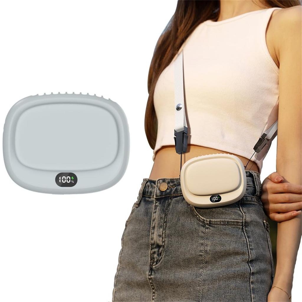 Портативный вентилятор, 5 скоростей, регулируемый поясной вентилятор, USB-вентилятор, тихий маленький персональный вентилятор для дома, путешествий на открытом воздухе