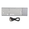 3 Folds Wireless Keyboard with Touchpad Foldable Keyboard for Tablet PC Smartphone Built In Battery