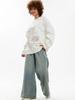 Chic Letter Print Round Neck Sweatshirt - Versatile Autumn/Winter American Style Top