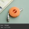 Rotatable Round Earphone Winder Mobile Phone Data Cable Charger Wire Storage Box Automatic USB Cord Adjustable Cables Holder