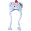 Korean Style Ear Protection Hat Cute Fluffy Beanie Hat Fashion Elephant Warm Hat  Outdoor