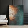 Miedziowy Akcent W Turkusie Miedziowy Akcent W Turkusie, 30X40 Cm, Bez Ramy, Płótno Premium Na Blejtramie