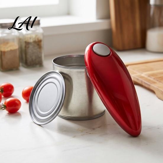 Electric Can Opener for Home Opener Automatic One-Button Kitchen Tool Cans Arthritis Friendly Aid And Bottles Compact Handy with Sharp Safe