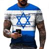 Summer 3D Digital Printed Men's Casual Loose Short Sleeved T-shirt