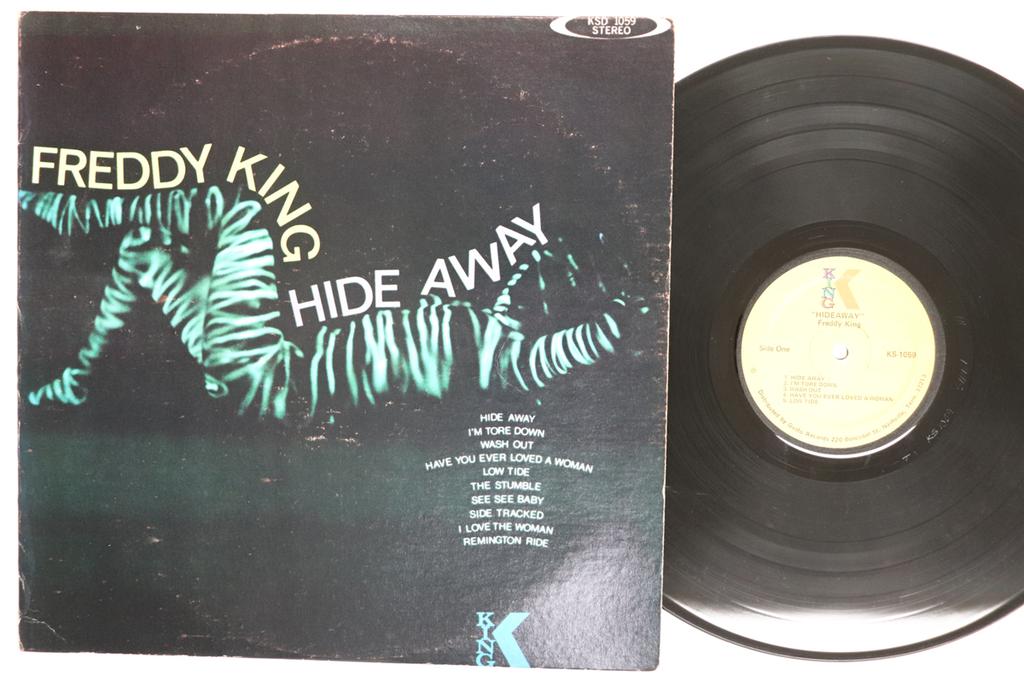 Виниловая пластинка ФРЕДДИ КИНГ Hide Away KS1059 KING 1976 США Блюз Б/у