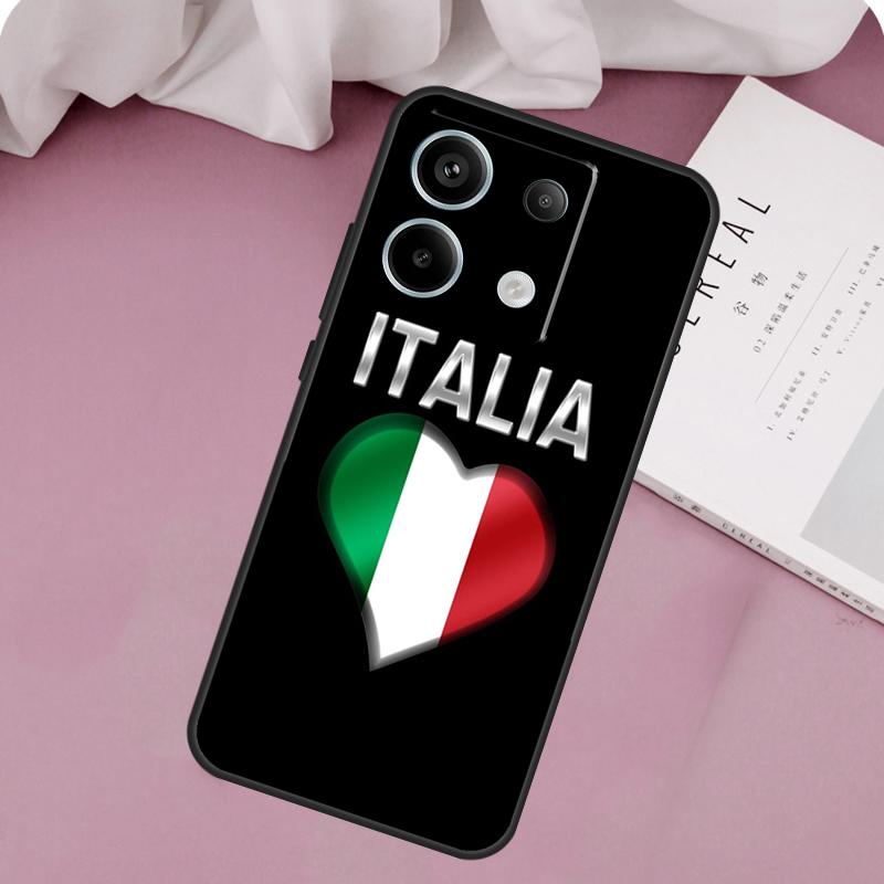Чехол Флаг Италии для Xiaomi Redmi Note 13 14 12 11 10 9 15 Pro Plus Redmi 15 14C 10C 12C 13C 15C