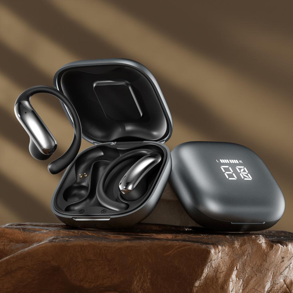 Беспроводные умные наушники-вкладыши с открытым ухом, Bluetooth 6.0, Низкая задержка, Hi-Fi, Длительное время работы