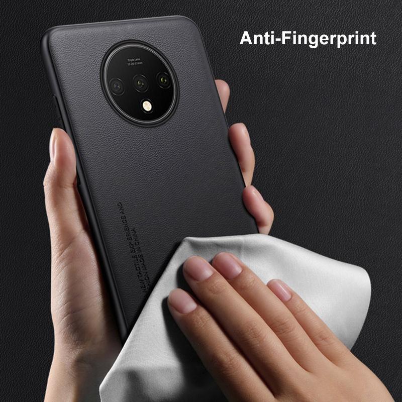 Роскошный чехол из искусственной кожи для OnePlus 7T 7 Pro OnePlus7 T задняя крышка матовый силиконовый чехол для телефона OnePlus 7T Pro 7Pro One Plus 7