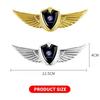 QTMYN1 3D Metal Wings Stying Car Trunk Fender Emblem Stickers For Alfa Romeo Giulia Stelvio Giulietta 156 159 147 Mito Tonale Brera Dis