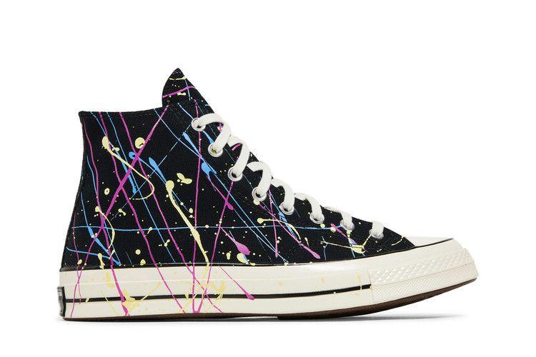 Converse Кеды Chuck Taylor All Star 70 Hi Archive Черный с брызгами краски