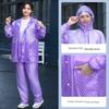 German Raincoat and Rain Pants Set for Women, Farmer's Workwear, Two-Piece Full-Body Storm-Proof Set for Adults, Women's Model