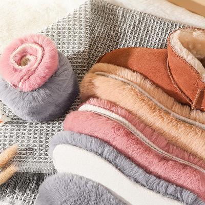 2025 Стельки, Толстые Теплые Шерстяные Стельки Пушистый Флис Замена Для Обуви Сапог Тапочек