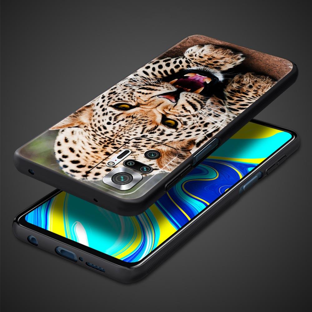 Tiger Leopard Fashion Phone Case For Xiaomi Redmi Note 14 13 5G 10 11 12 Pro Plus 4G 14C 13C 12C 10C Black Cover