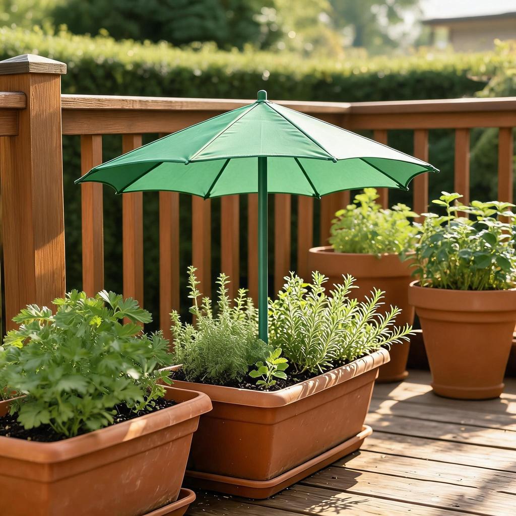 Plant Umbrella 44cm Green UV Protection Set 3 Mini Garden Shades for Seedlings Flowers Vegetables with Fiberglass Stakes Weather Resistant Balcony