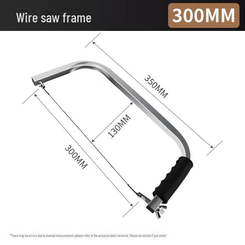 Manual Flower Curve Wire Saw - Handheld Woodworking Tool with Cutting Blade