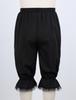 Kids Girls Solid Color Bloomers Loose Lace Trim Trousers Elastic Waistband Pants Victorian Fancy Dress-up