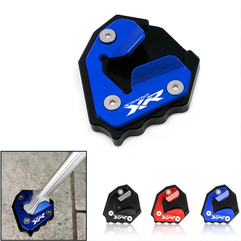 CNC Kickstand Extension Plate For BMW S1000XR S 1000XR S 1000 X R Side Stand Support Plate Enlarger Pad