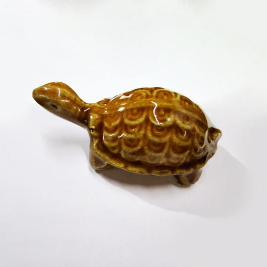 Черепаха Орнамент Мини Фэн Шуй Деньги Фигурка Черепахи Керамическая Статуя Черепахи для Бонсай Аквариум Украшения