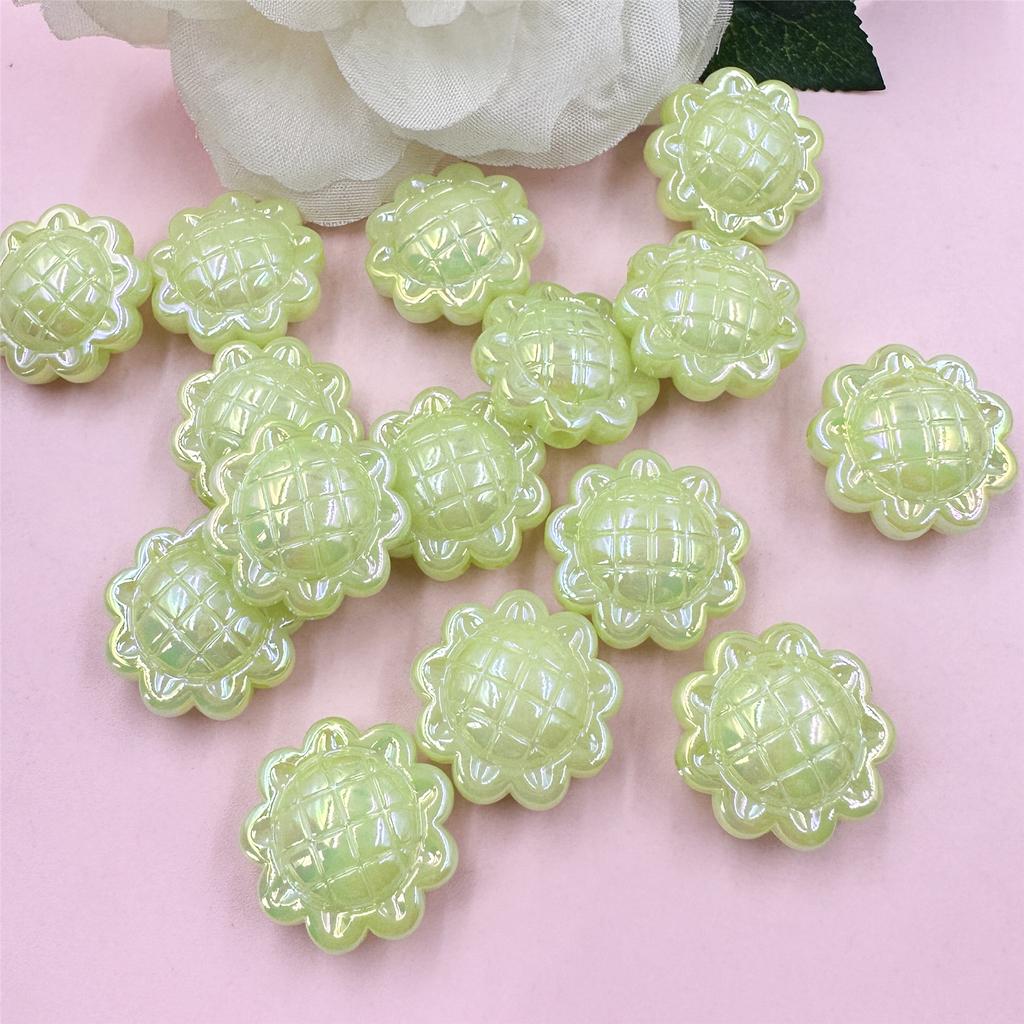 DIY аксессуары с отверстием толщиной 11,5 мм Подсолнух распорка свободные бусины акриловые 10 шт/23,5 мм творческий материал ручной работы для изготовления ювелирных изделий