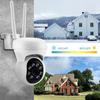 Камера видеонаблюдения HD 1080P WiFi с полноцветным ночным видением и отслеживанием людей
