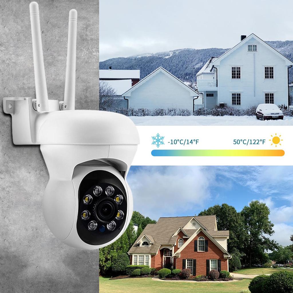Камера видеонаблюдения HD 1080P WiFi с полноцветным ночным видением и отслеживанием людей