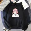 Bond Forger and Anya Smug Hoodie Spy X Family Anime Graphic Printing Sweatshirt Women Girl Kawaii Cartoon Tops K Pop Clothes Men