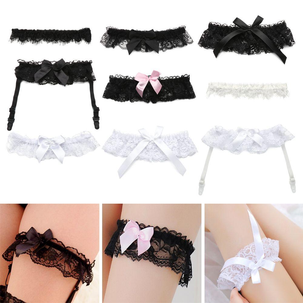 1pcs Party Accessories Belt Bowknot Lace Bride Garter Bridal Leg Garter Thigh Ring Leg Ring