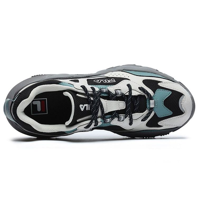 Fila Predator 2 Ткань Синтетическая кожа Спортивные Ретро Низкие Повседневные Кроссовки Мужские кроссовки Икра-Серый F12M232140FCA