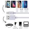 Lot 2 Cables 20cm USB Lightning Chargeur Blanc pour iPhone X/XS/XS MAX/XR/7/7 PLUS/8/8 PLUS/6/6S/6 PLUS/5/5S/SE/AirPods Phonillico