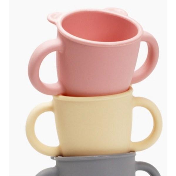 Organic Factory Baby Silicone Teddy Bear Both Hand Cup, Butter Cream, 1 Piece