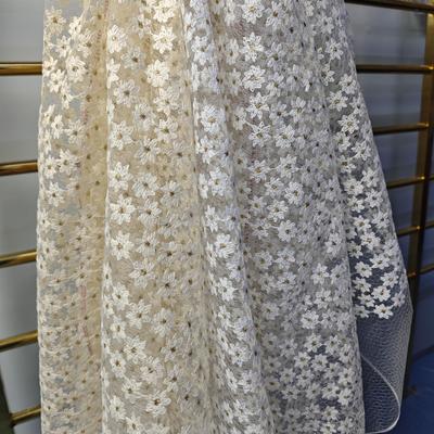 Свадебное платье Daisy Lace Milk Silk Gold Diamond Mesh с аксессуарами ручной работы