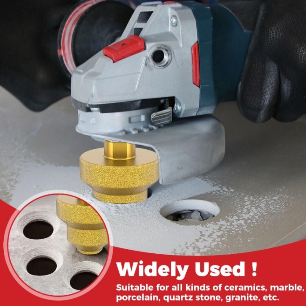 Tapered Cone Adamas Chamfer Drill Bit Multi Size Adamas Core Drill Bit Step Drill Bit For Granites