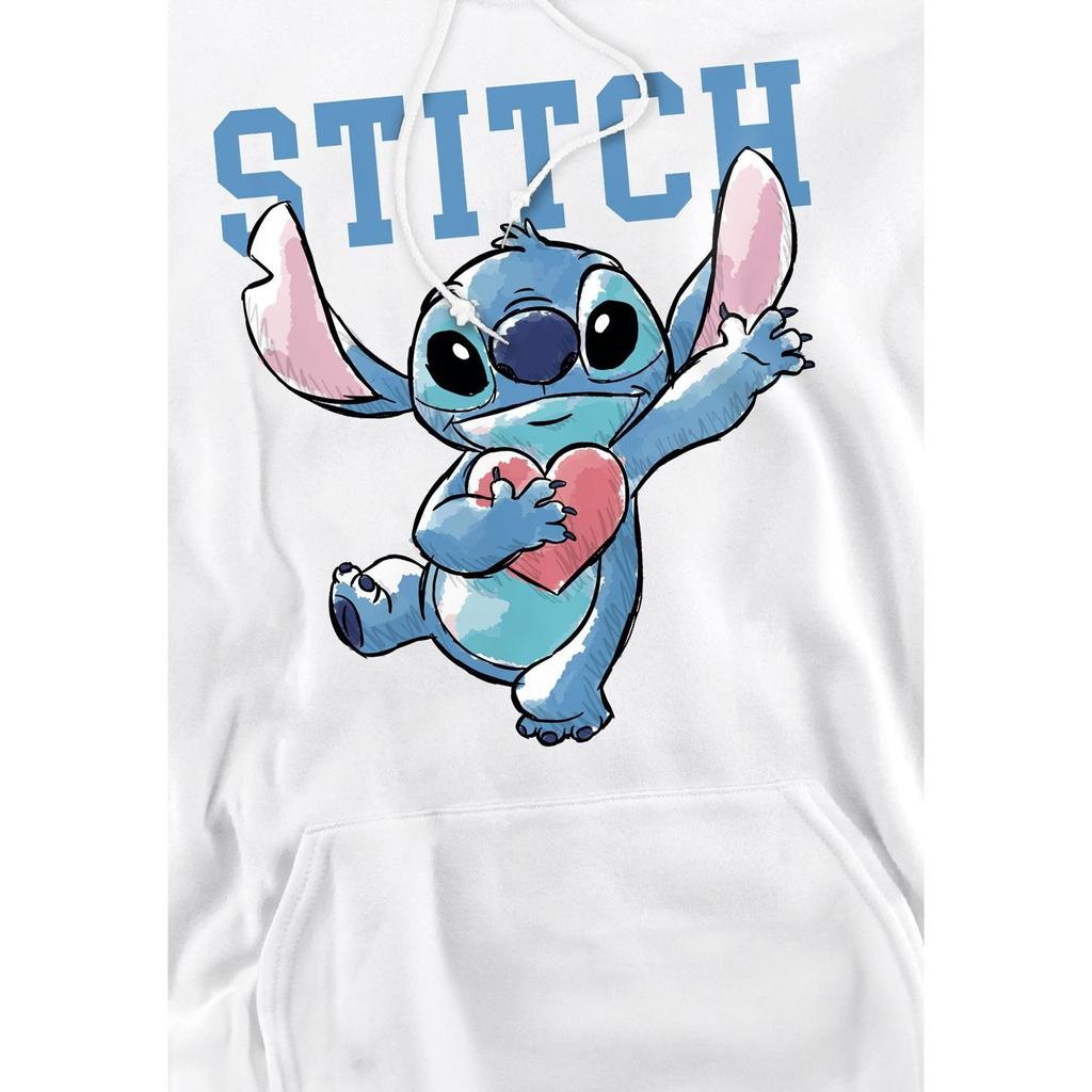 Lilo & Stitch Мужская толстовка с капюшоном Clutching Hearts