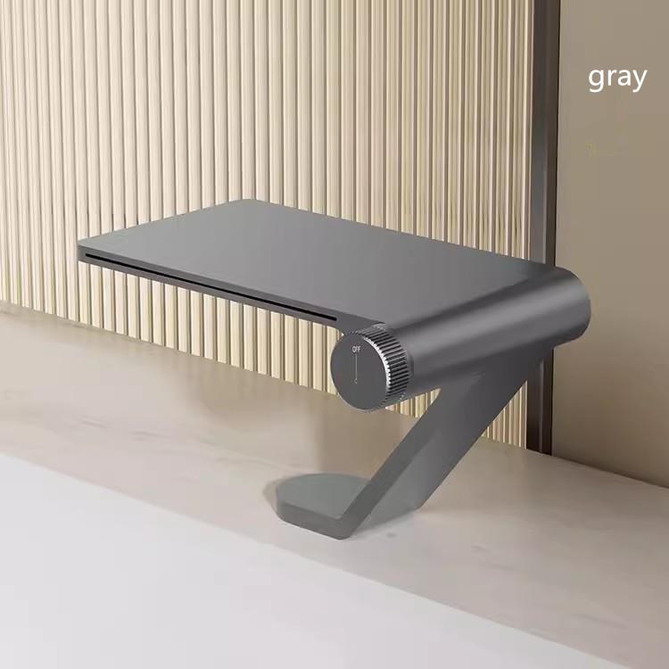 Серый смеситель для раковины, кран для ванной комнаты, латунный однорычажный смеситель для ванной комнаты, кран для горячей и холодной воды, новое поступление