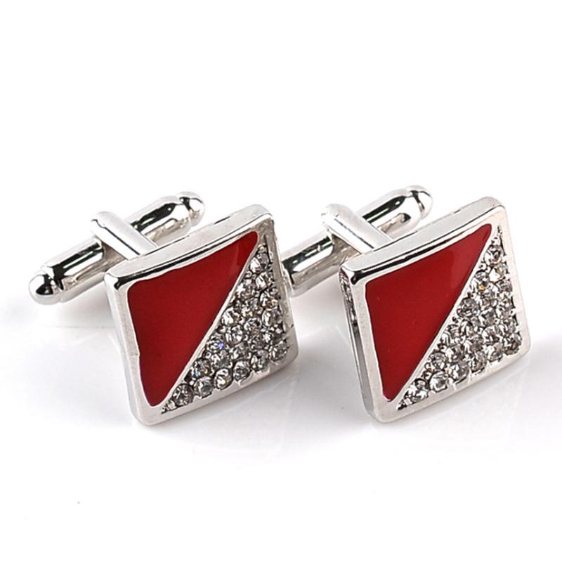 1 Pair Cuff Button Men's Fashion Jewelry Party Decor Alloy Business Shirt Cufflinks Wedding