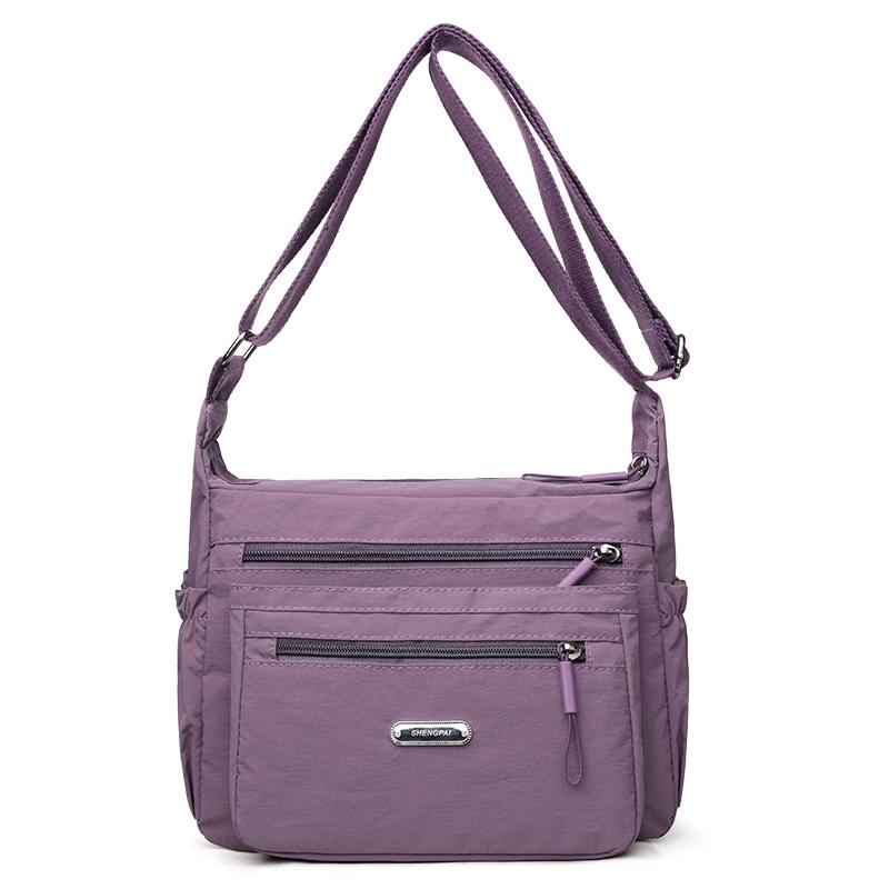 Многосекционная сумка через плечо для женщин, легкая сумка через плечо, сумка для матери