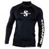 Diving Wetsuit Long Sleeve Rash Guard Scuba Snorkeling Surfing Quick Dry UV Protection