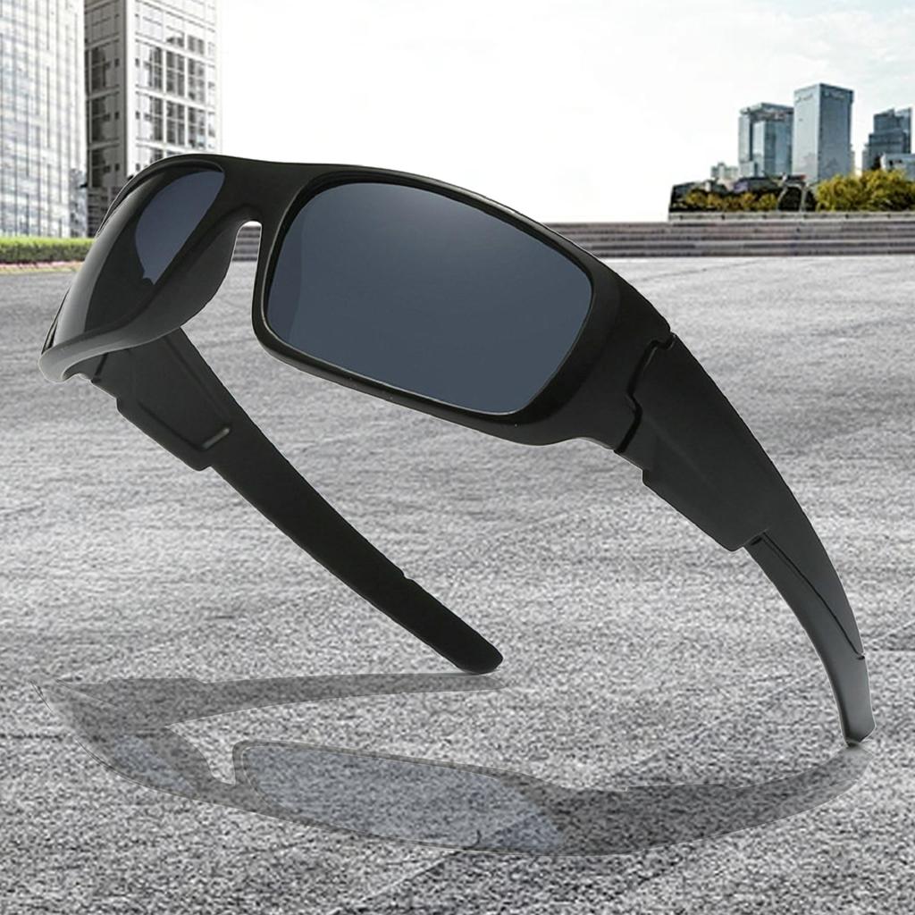 Trendy Retro Sunglasses for Men Womens UV400 Protection Wrap Around Vintage Sports Eyewear