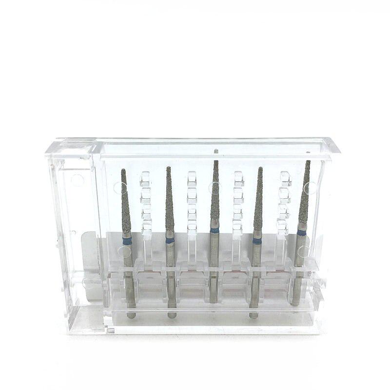 5pcsbox Dental Speed Burs High High Speed Handpiece Turbine Diamond Burs Diamond Polishing Tooth Preparation Bur Tfx12