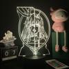 3D светодиодный ночник в стиле аниме Darling In The Franxx, настольная лампа Zero Two 002, фигурка для рождественского подарка, украшение для спальни, прикроватная лампа