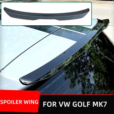 Для VW Golf 7 MK7 GTI R GTD 2013-черный карбоновый спойлер на заднюю крышу багажника, крылья Max Style, аксессуары для внешнего тюнинга
