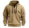 Men's Hoodie Quarter Zip Hoodies Hooded Plain Pocket Sports&Outdoor Streetwear Cool Casual Spring & Fall Clothing Hoodies Sweatshirts Men's Coats